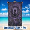 Fantasy Magic Theme Beach Towel Personalized Custom Name & Text Soft Quick Dry Beach Towel for Swimming Travel