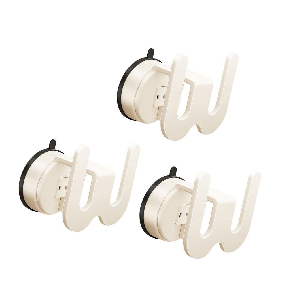 Sturdy Suction Cup Slipper Holder Simple Install Suction Cup Slipper Rack Elegant Shoes Stand for Bathroom Spaces