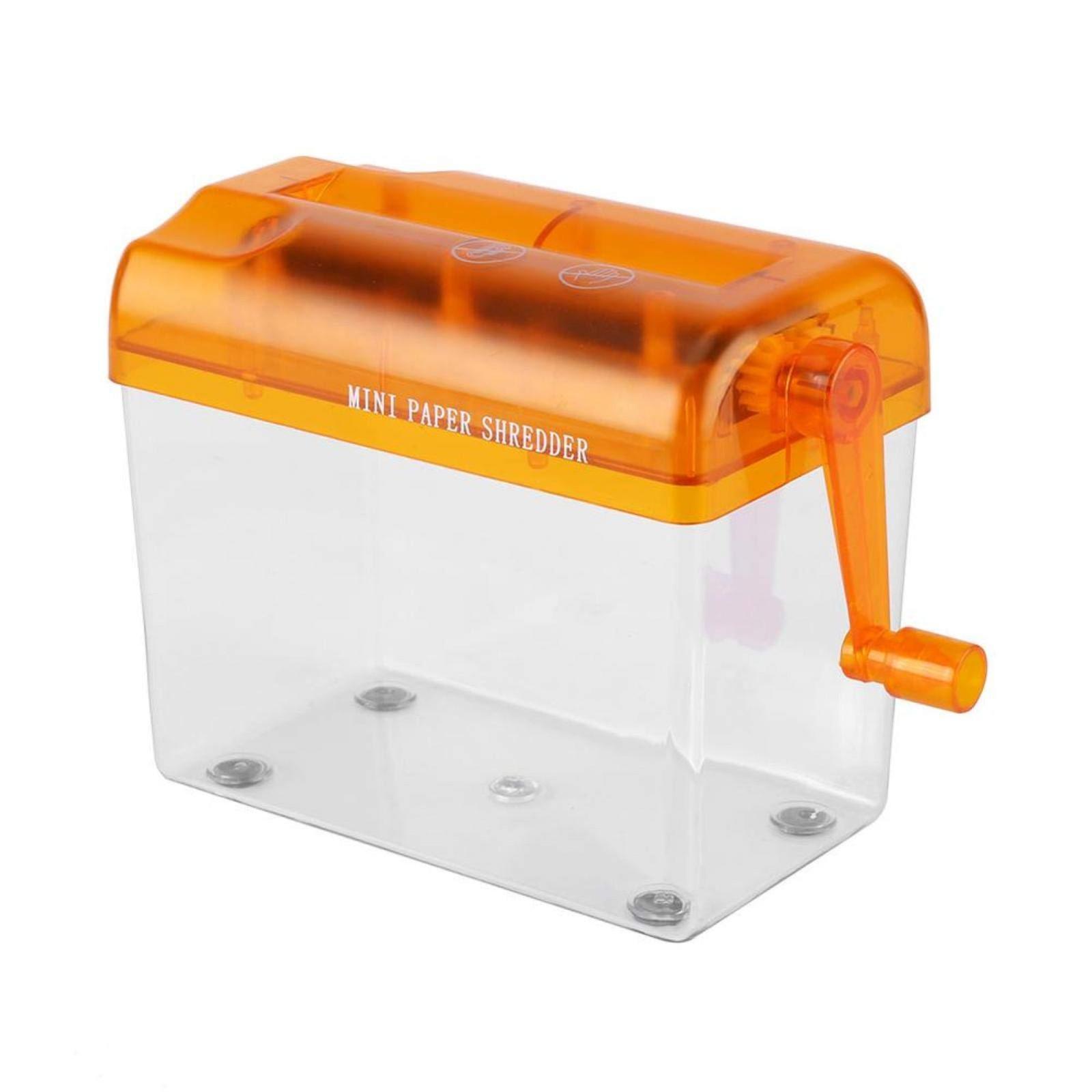 

Портативный шредер для бумаги А6 Портативный ручной шредер для дома One Size оранжевый