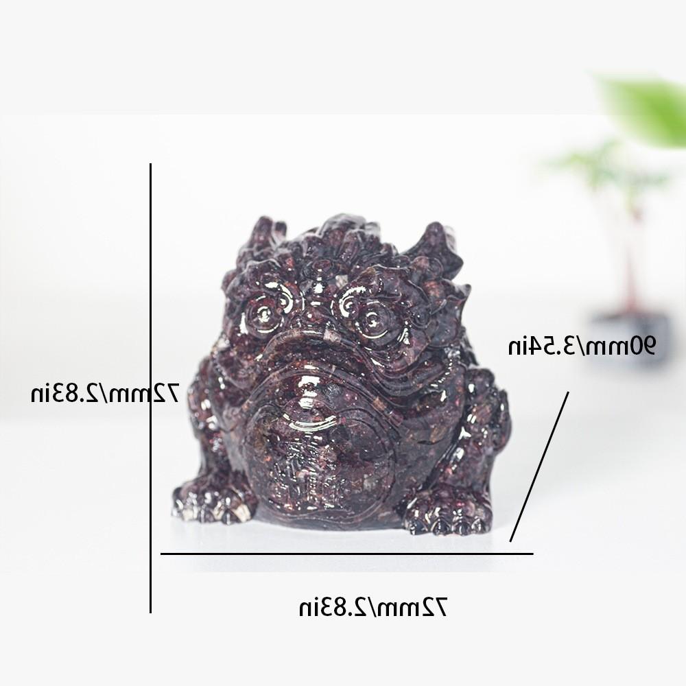 Crystal Frog Figurine With Waterdrop Resin For Rustic Living Room Decor Gift
