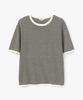WMC Striped Short Sleeve Knit_Black