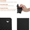 High Temperature Resistant Thermal Insulation Square Honeycomb Silicone Pot Mat 7.2 x 7.2 x 0.2in