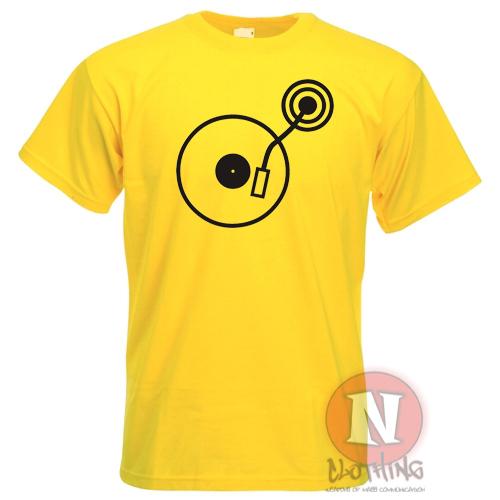 Dj Turntable TShirt Ibiza Club Party Old School Style Rave Edm Cool