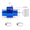 CNSPEED New 60MM Car Water Temperature Gauge 20-120℃ Celsius Water Temp Meter With Water Temp Joint Pipe Sensor Adapter 1/8NPT