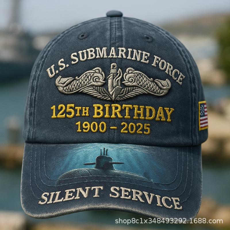 D Digital Printed Baseball Cap US Navy Anniversary Hat Printed Peaked Cap Sun Cap