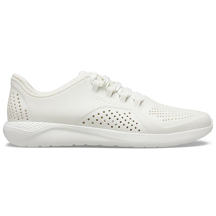 Crocs Literide Lightning Casual Breathable Low-Top Running Shoes Men Sneaker Off-White 204967-1CN