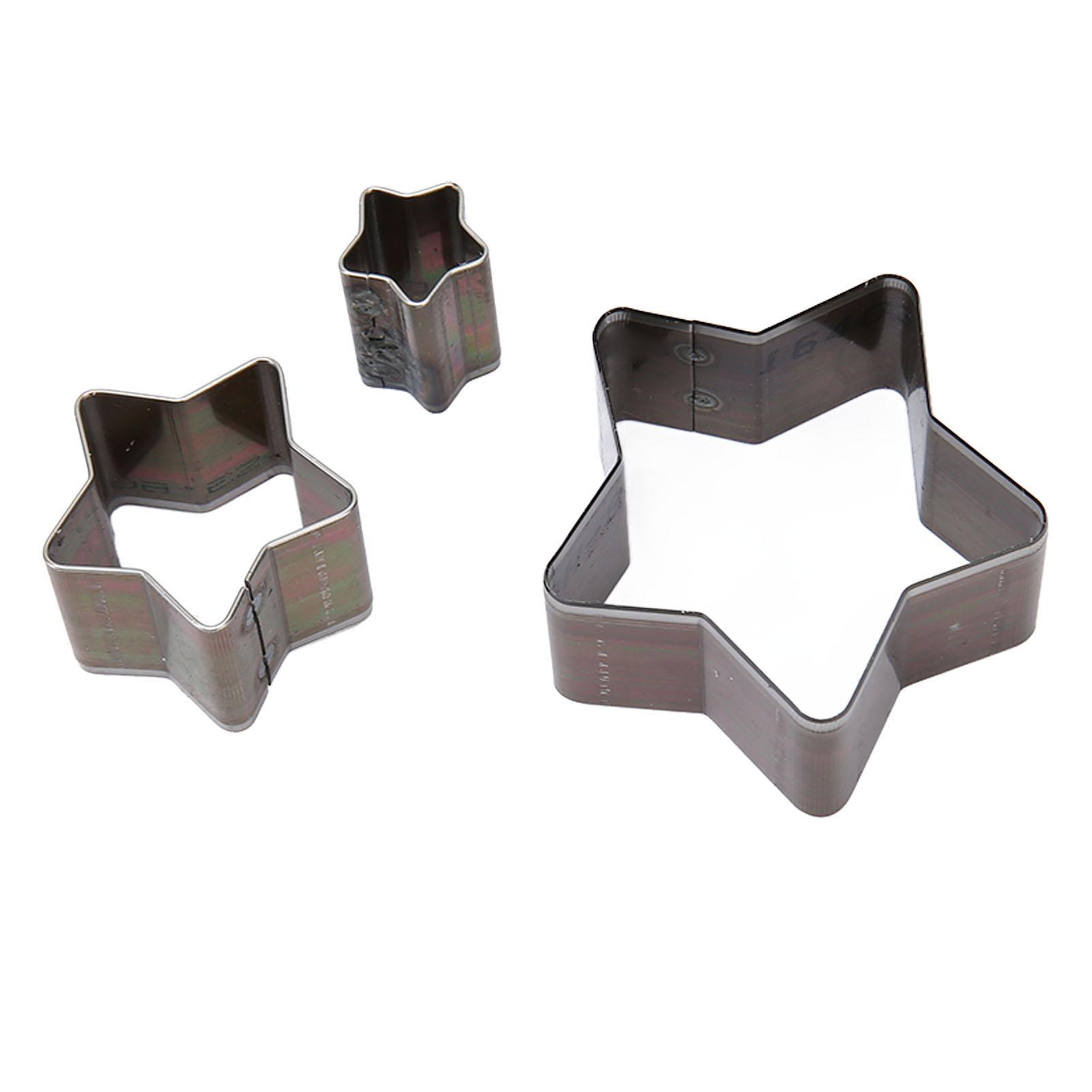 

3 шт. Форма звезды Кожаная вырубная форма Сделай сам Высокоуглеродистая сталь Кожаный пробойник для наслоения ткани