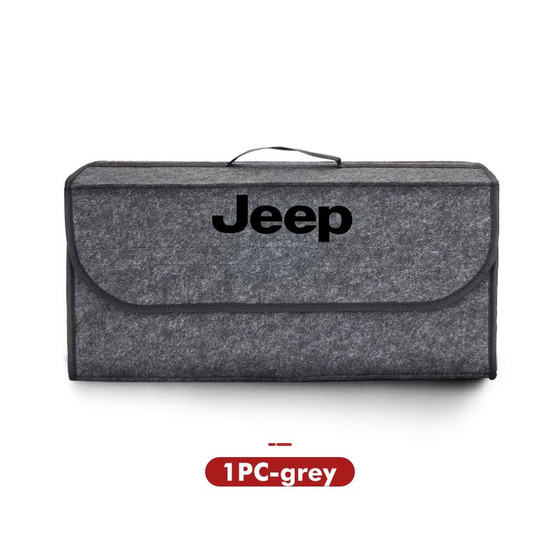 APK6 Car Trunk Storage Box Portable Travel Organizer Folding Bag For Jeep Cherokee Wrangler JK Gladiator Compass Renegade Patriot