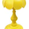 Desk Lamp Retro Lotus Leaf Ingenious Lovely 3 Light Sources Small Table Night Lamp for Girls Bedroom Yellow