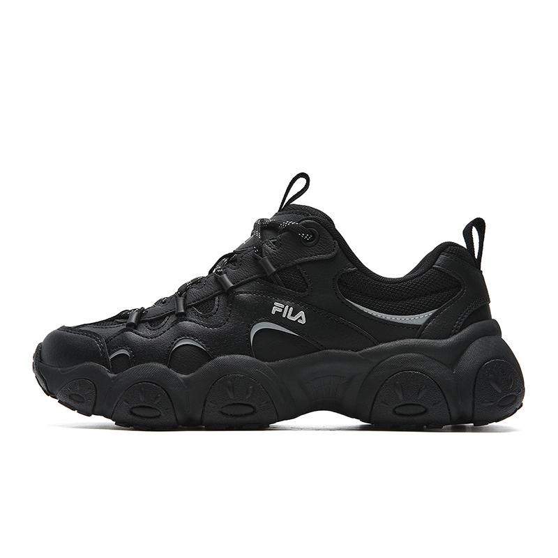 FILA FLUID 7 Height Increasing Low top Chunky Sneakers Women s Black F12W612103FBS 38