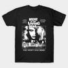 Men Black Print T-shirt Night Of The Living Dead No-Cut Transfer Paper Print Cotton Tshirt