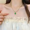 Chinese Zen Butterfly Necklace - Elegant Retro Clavicle Chain for Women, Versatile High-End Ethnic Style Accessory