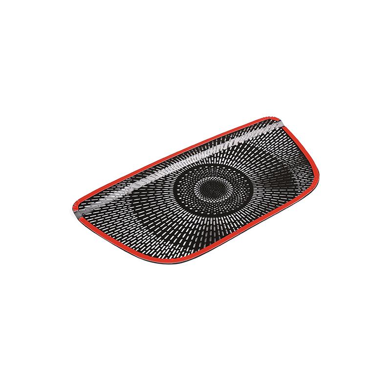 For Mercedes benz A Class W177 V177 A180 A200   Aluminum Alloy Black Car Dashboard Speaker Cover Trim Accessories