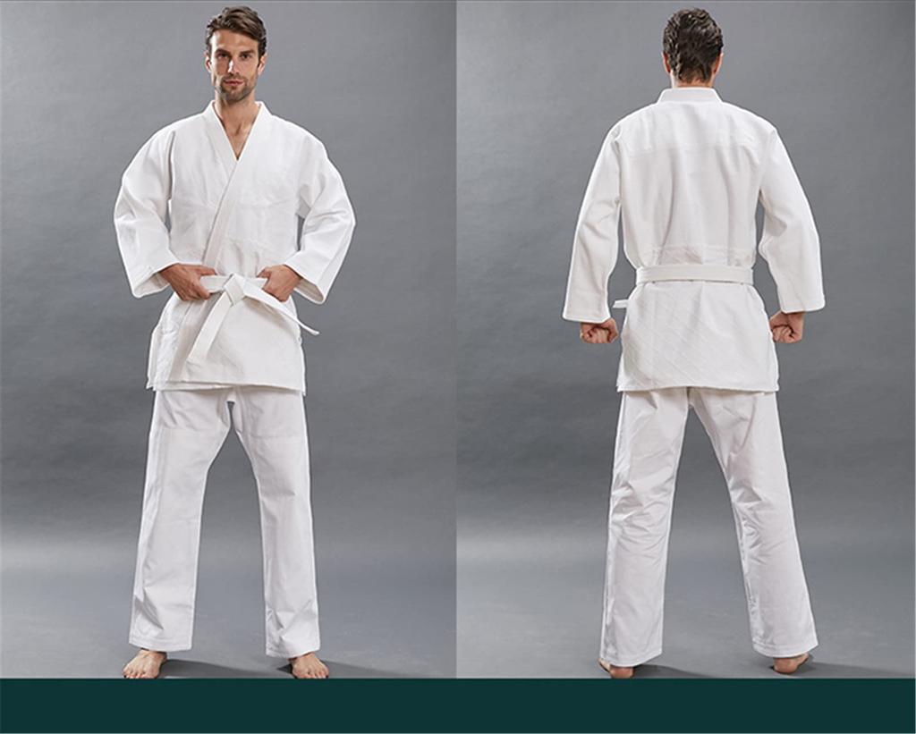 Judo Karate se vším pro karate, bojové sporty, volné cvičení, doporučeno pro školu, fyzickou aktivitu, unisex kimono, kimono, opasek, bavlna, trénink, lekce, kimono