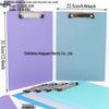Large Capacity A4 File Box with Pen Slot & Clipboard for A5 Paper Storage