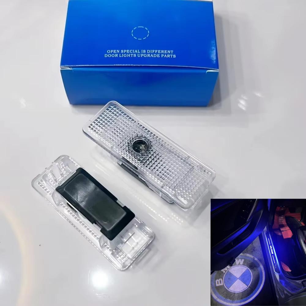 2/4pcs For old BMW E39 1999-2006 x5 x52 e53 1995-20025 28 i 1998 z8 Car door Led lamp laser projector welcome ghost lamp.