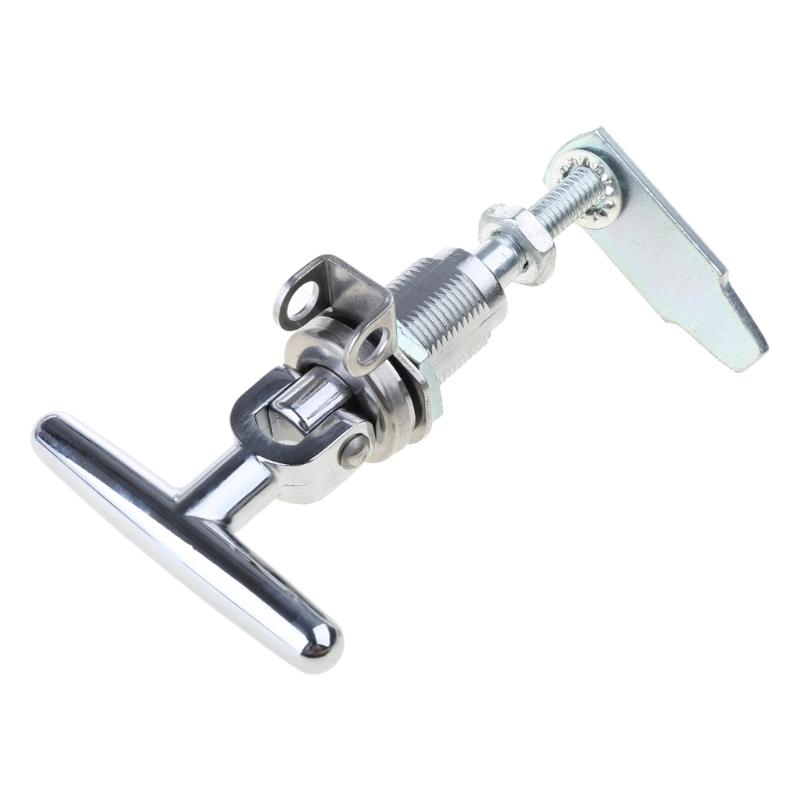 Secure Foldable T Handle Latchs Trailer Toolbox Drawer Cabinet Door Lock Accessories for Indoor Shop Office Door Locking