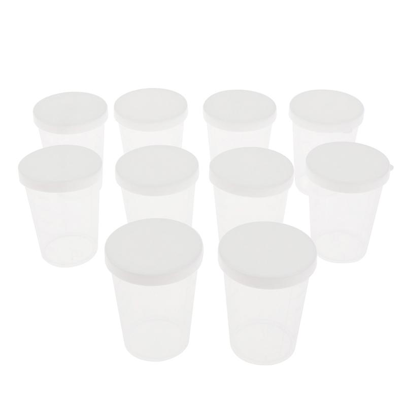 10Pc Medizinische Messbecher 50/100Ml Mundwasser Pillen Medizin Töpfe Flüssigkeit Halter