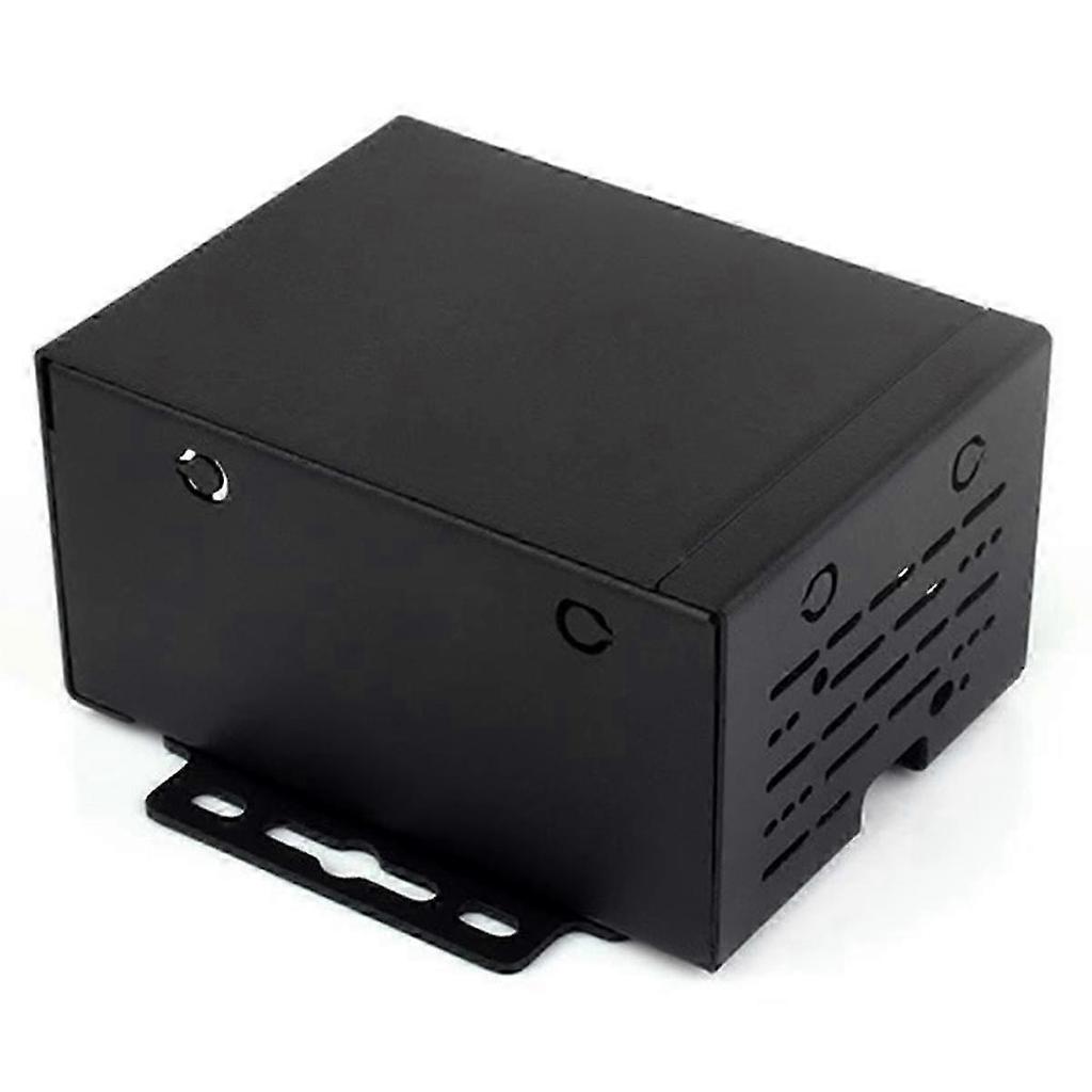Industriegehäuse für Raspberry Pi 5/5B mit aktivem Kühler & Unterstützung für PCIe/PoE HAT - Großzügiges Design