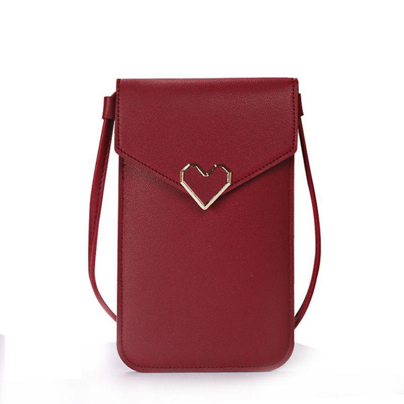 Versatile Women s Mini Crossbody Bag - Fashionable Transparent Touch Screen Coin Purse