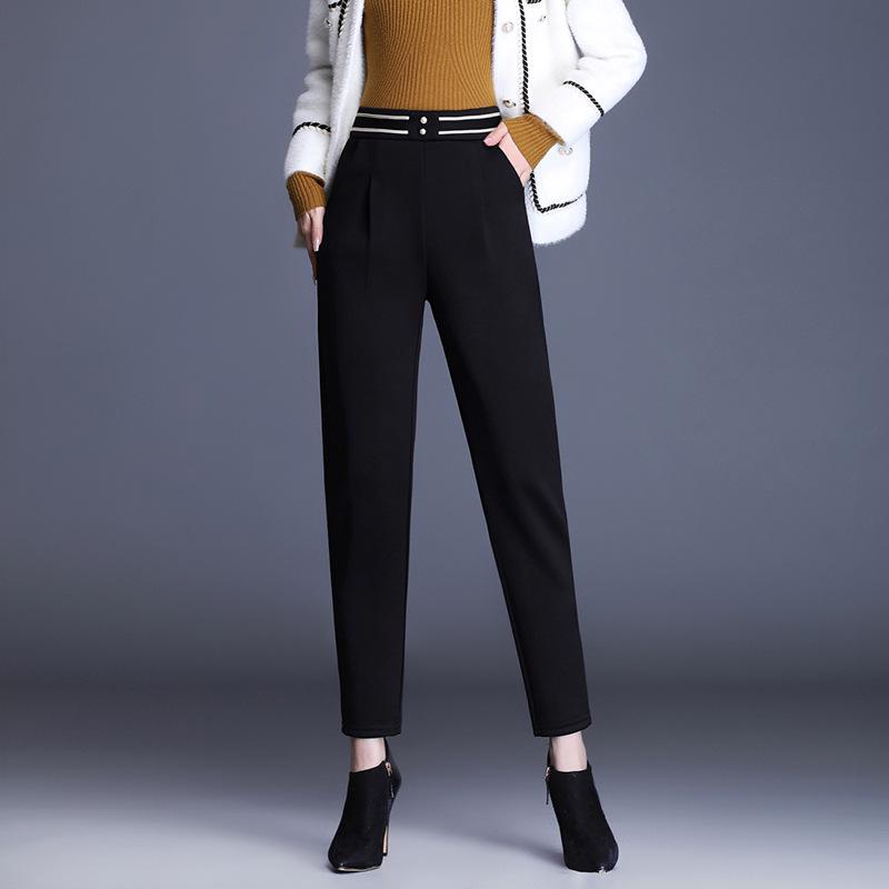 Women's Korean-Style Micro-Flare Elastic Trousers