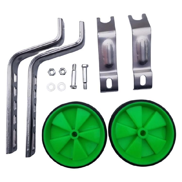 Kids Bicycles Training Wheels Auxiliary Wheel Replacement For 12 To 20Inch Bikes Improve Stabilizers With Metal Brackets