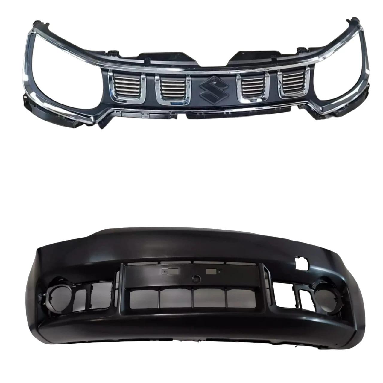 

72111m82s005PK &71711M66R105pk Fit ForSuzuki Ignis 2016-2022 Bumper Grill Chrom