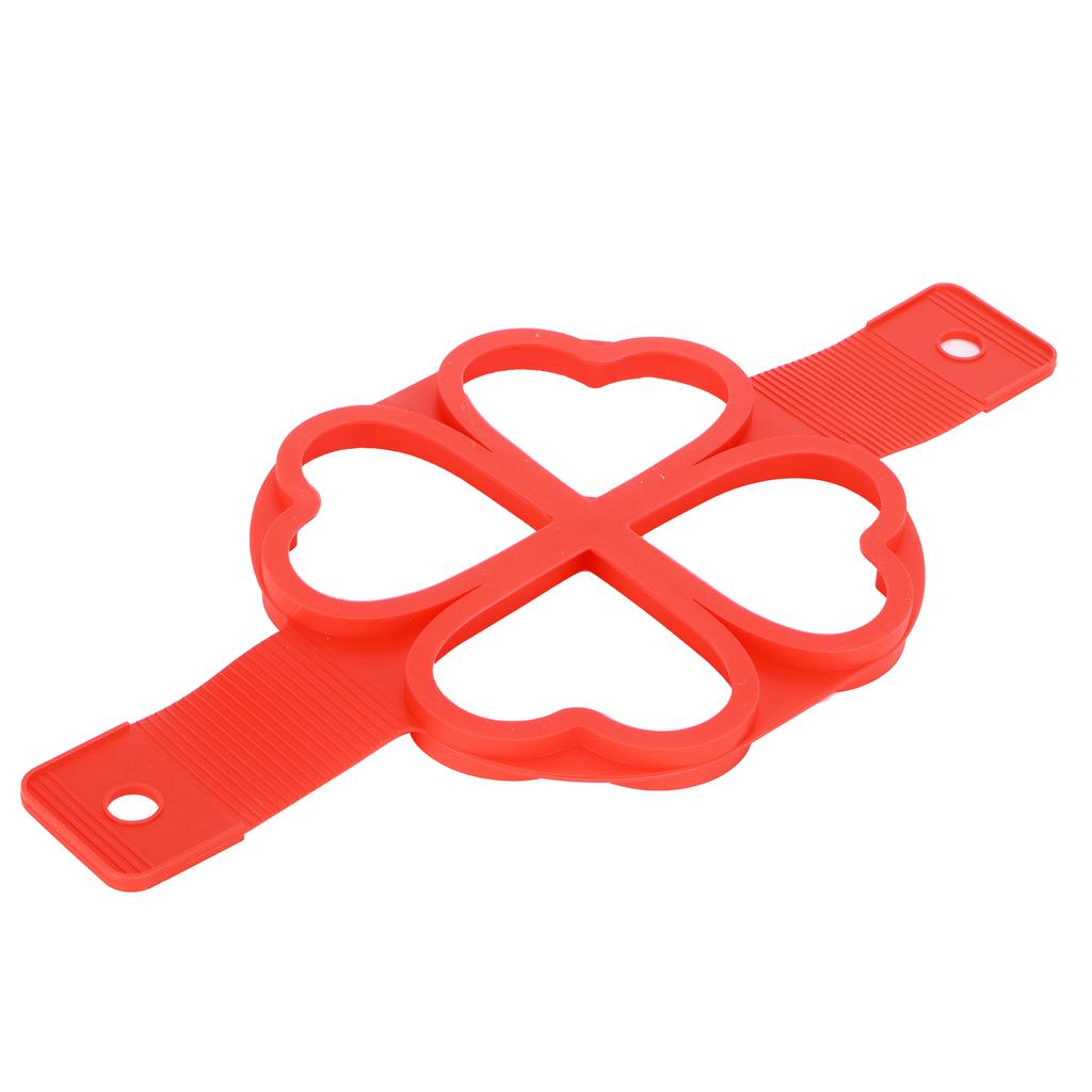 Silikon Non-Stick Ägg Pannkaksform Form för DIY Kök Bakning Matlagnings Tillbehör Hjärta