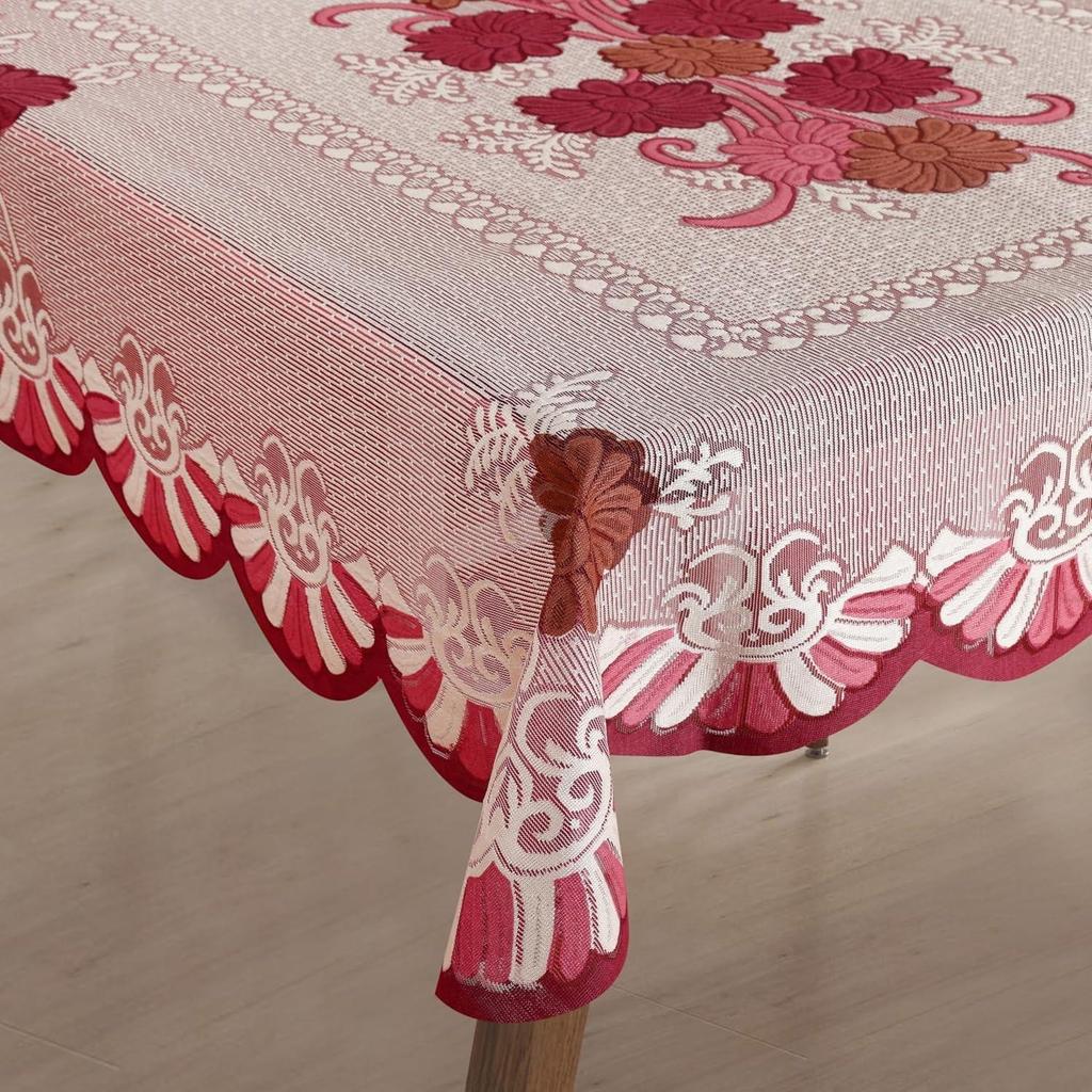 Premium Center Table Cloth, Soft and Durable Fabric (Blueberry Mgold, 40x60 Inch- Center Table)