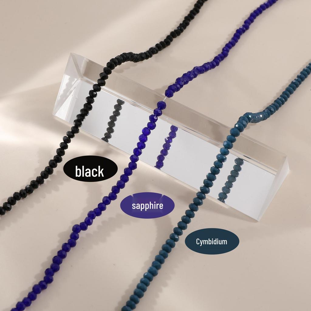 180pcs 2mm Faceted Colored Glass Beads for DIY Jewelry: Bracelet, Necklace, Earring Making