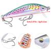 5CM3GFloating Minnow Lua Lure for Stream Fish, Special for Bass, Mandarin Fish, Topmouth Culter, Universal for All Swimming Laye