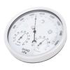 Round Weather Station Aluminum Alloy Mechanical Movement Wall Hanging Thermometer Barometer Hygrometer for Indoor