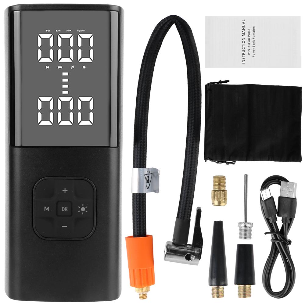 Portable Car Air Compressor Super Power Inflatable Pump Digital Wireless For Motorcycles Pickup Truck Tyre Air Pump