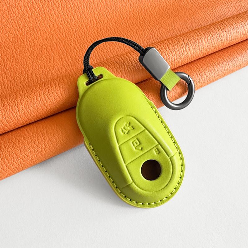 Genuine Leather Key Cover for New Mercedes C200L GLC260L A180L E300L