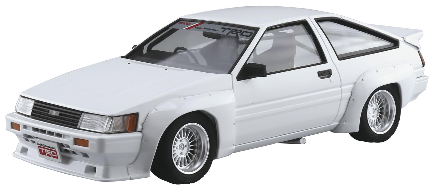 

Aoshima Bunka Kyozai The Tuned Car Series 62 Toyota TRD AE86 Corolla Levin N2 Specification 1983 Plastic Model (AOSHIMA) 1/24 No. белый