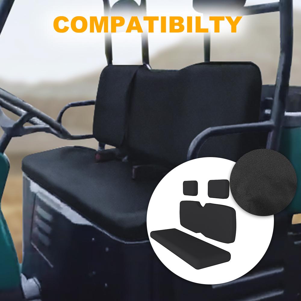 UTV Seat Covers Set Fit For Polaris Ranger 500/700/800 2002 2003 2004 2005 2006 2007 2008 Water-Resistant Front Bench Seats Only