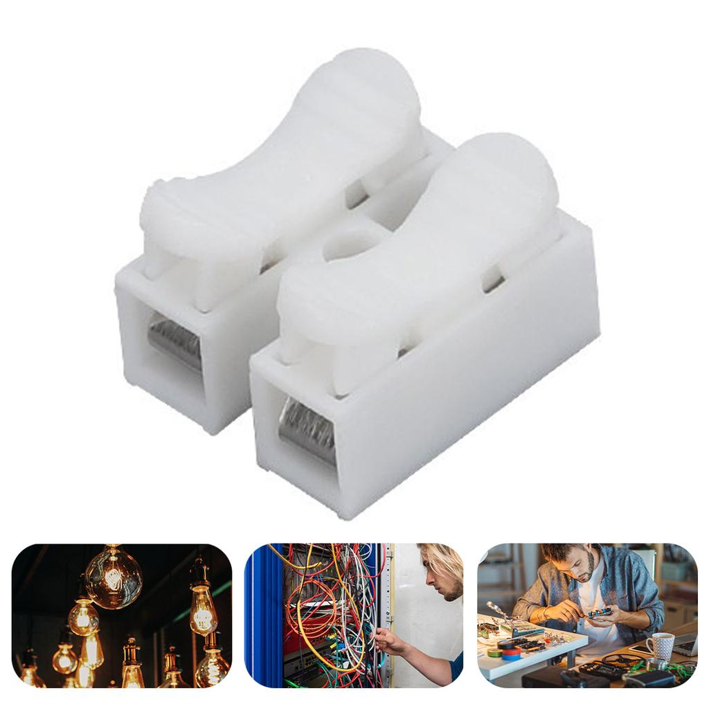 Pack Of 20 Press Fit Electrical Terminals Connectors Suitable For Easy Wire Connection Home Circuit Upgrades