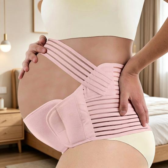 Bauchstützgürtel Verstellbare Elastische Träger Atmungsaktives Band Stützt Abdomen Schwangerschaft Taillenstütze Protector