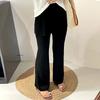 Women's Patchwork Curtain Summer High-waisted Slightly Flared Floor-length Pants