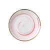 6 Inch Elegant Marble Texture Gold Trimmed Dish Plate Phnom Penh Ceramic Dessert Tray Snack Plate for Fruit Western Dishes