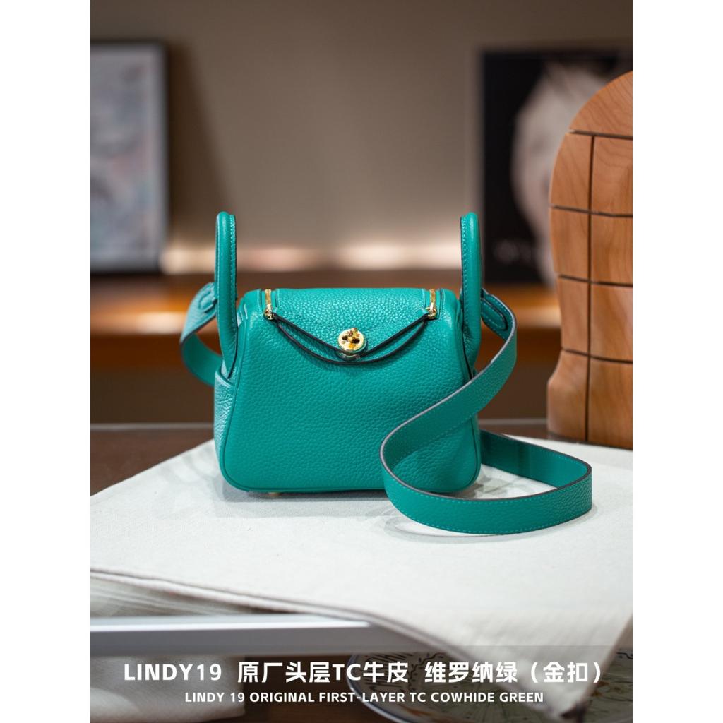 Kazilan Lindi 19cmTC Leder Arzttasche Hardware Handheld Umhängetasche Schultertasche Damen Tasche Trend