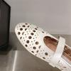 Hollow Out Women's Shoes, Breathable Soft Soled Sandals, Women's Flat Bottomed Comfortable Dancing Shoes