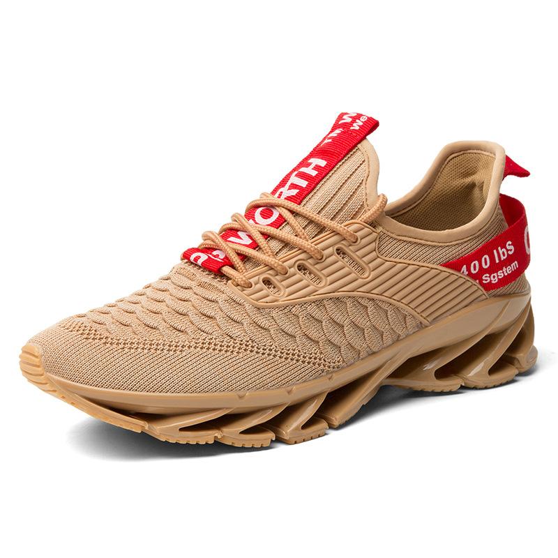 A large size men's shoes outdoor travel blade shoes men's flying woven tide shoes casual sports running shoes