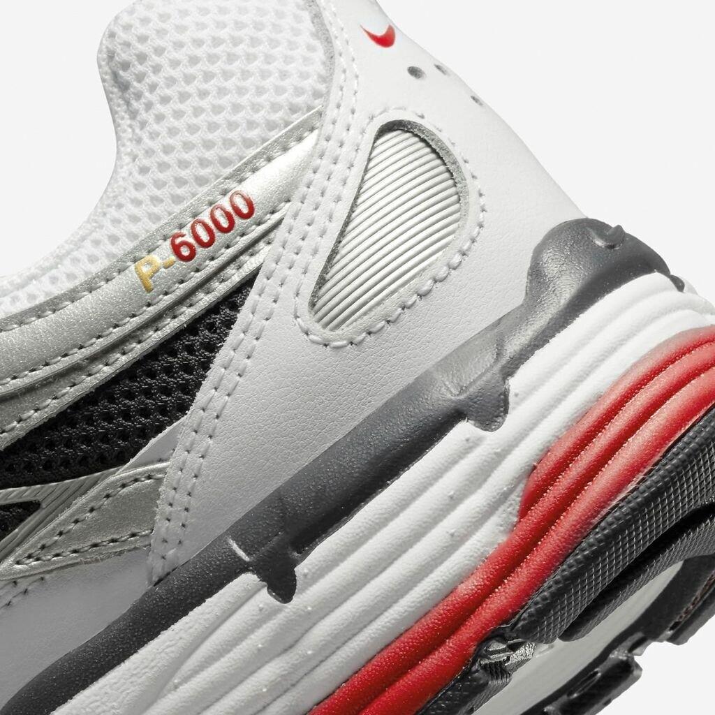 Кроссовки Nike P-6000 Women (BV1021-101) белый/металлическая платина/темный уголь/великолепный красный