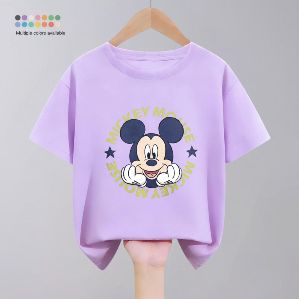 Children's Clothing Summer Cartoon Fashion Children's T-shirt Round Neck