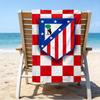 Atletico Ma-drid Crest Printed Beach Towel, Super Soft Microfiber, Perfect Gift Birthday, for Pool, Beach, Travel, for Family and Friends