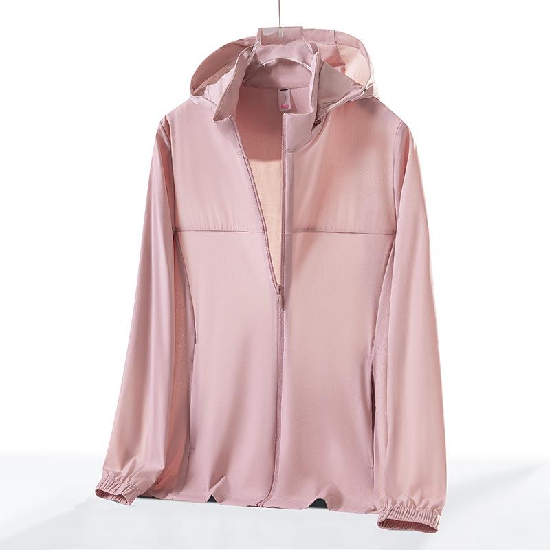 UPF50+ Summer Ice Silk Sun Protection Jacket with Hood for Men & Women
