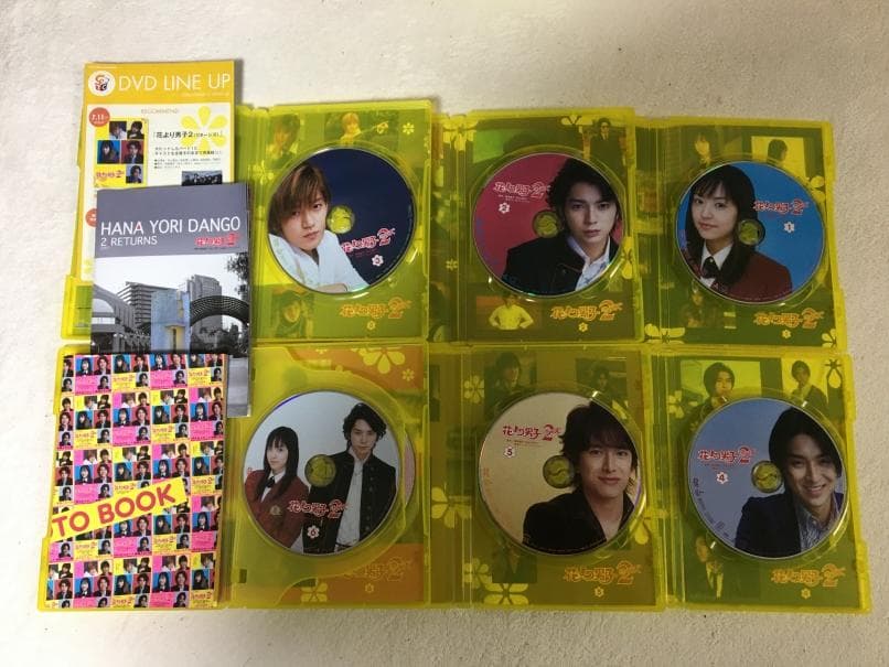 [USED] Boys Over Flowers 2 Returns DVD-BOX Matsumoto Jun First Press Limited Edition Bonus Booklet Included