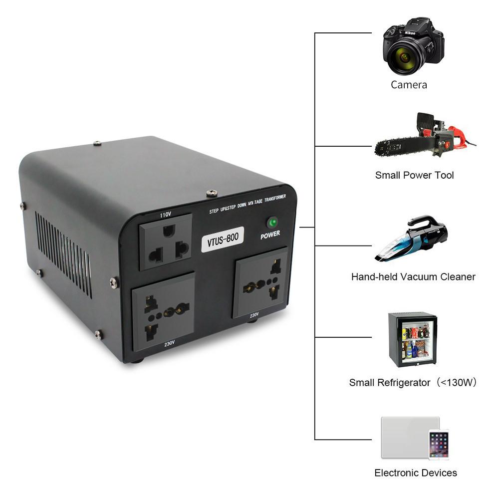 500W/800W/1000W Household Small Voltage Transformer Portable Power Voltage Converter Transfer Vonverter