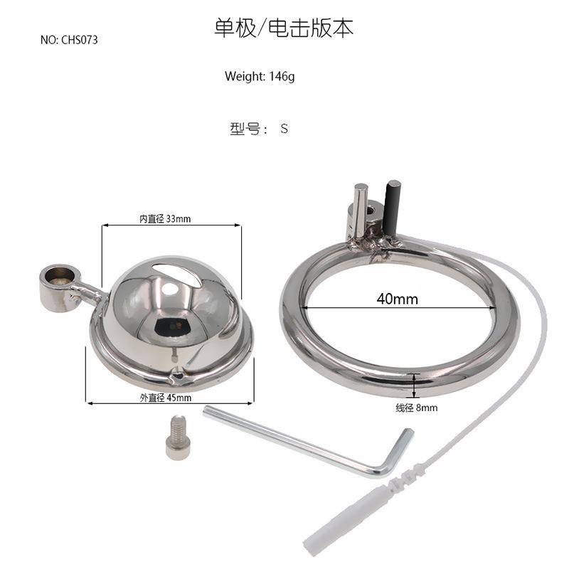 Electric Shock Chastity Lock Pulse Butt Plug Combination Suit Penis Massage Back Court Masturbation Adult Toys Sex Tools